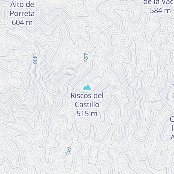 Map of Riscos del Castillo