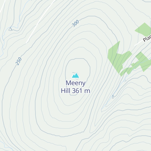 Map of Meeny Hill