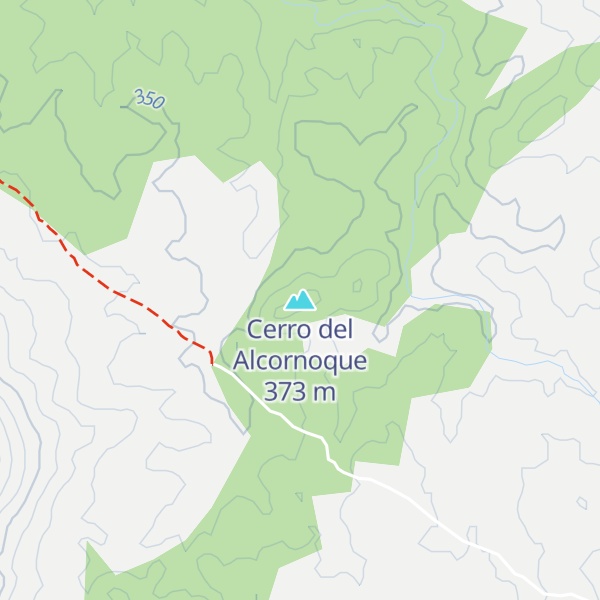 Map of Cerro del Alcornoque