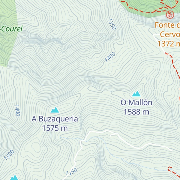 Map of Sierra de Caurel