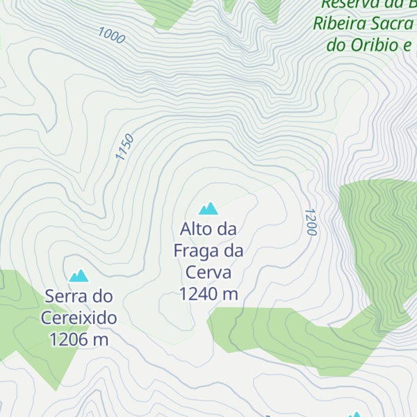 Map of Alto da Fraga da Cerva