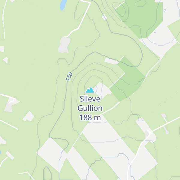 Map of Slieve Gullion