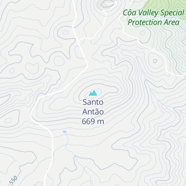 Map of Santo Antão