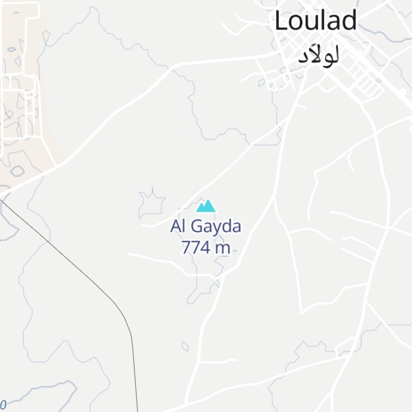 Map of Al Gayda