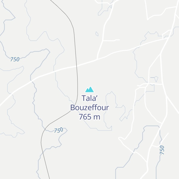 Map of Tala’ Bouzeffour