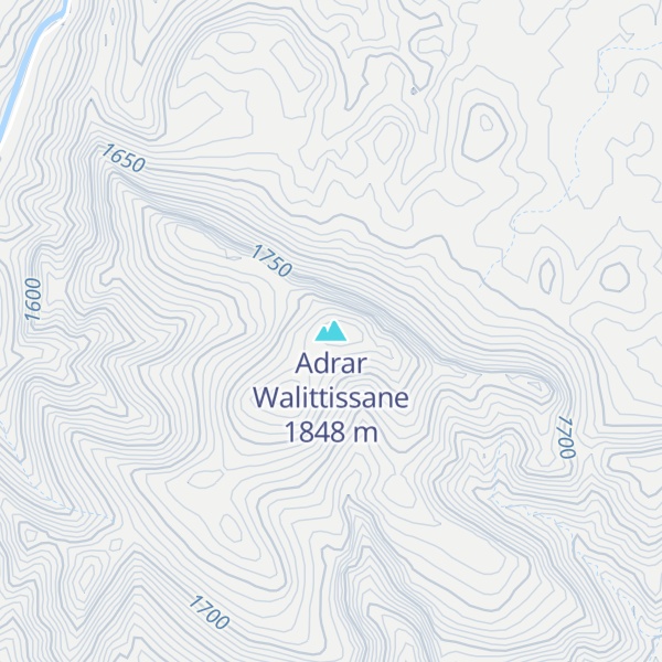 Map of Adrar Walittissane