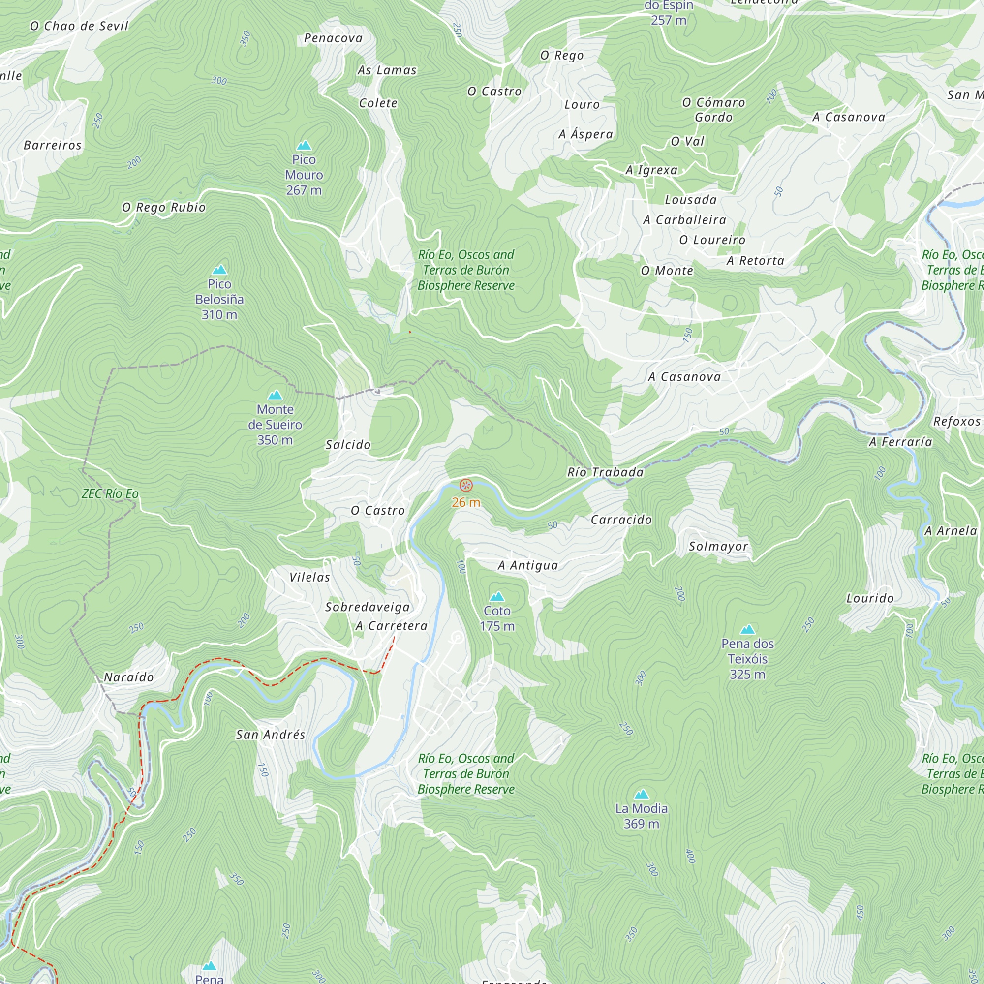 Refugio de pescadores Xesteira - Centro de precintaje map