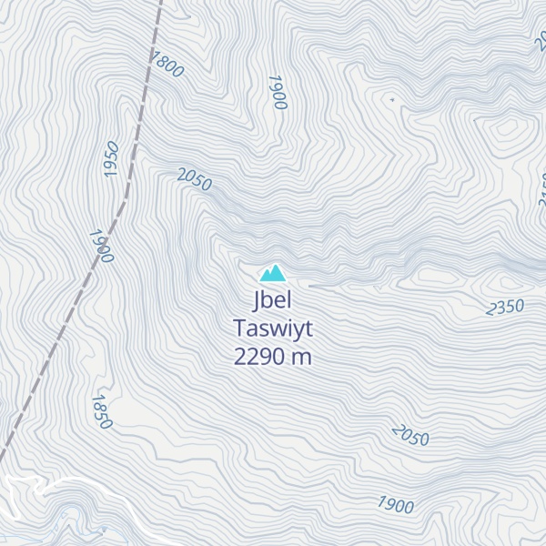 Map of Jbel Taswiyt