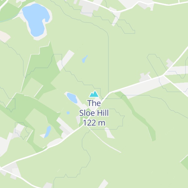 Map of The Sloe Hill