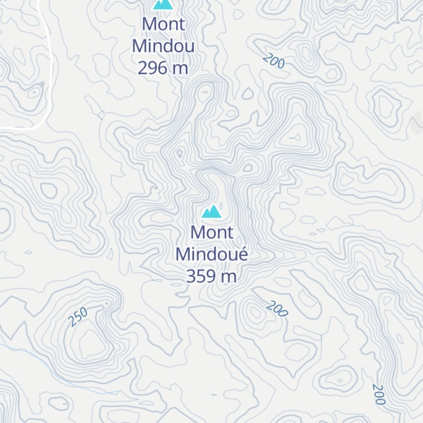 Map of Mont Mindoué