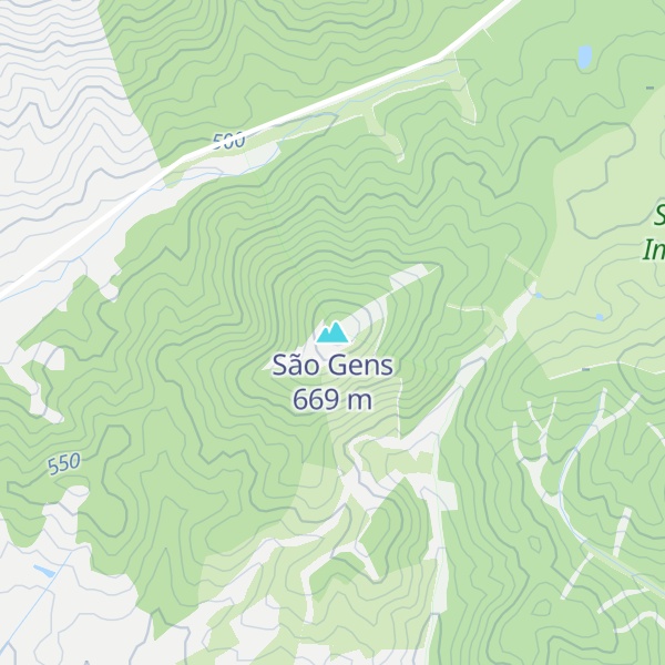 Map of São Gens