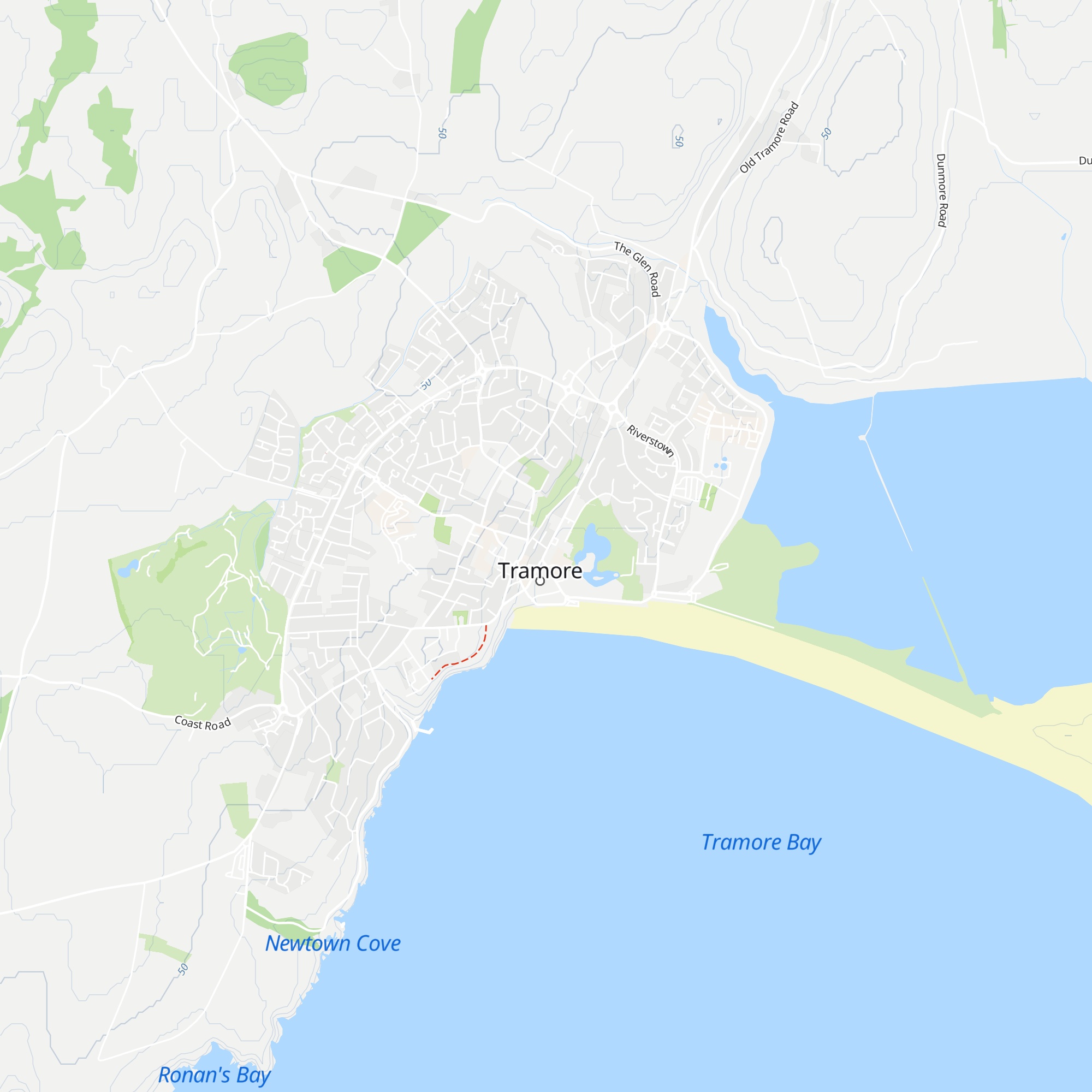 Tramore Tourist Office map