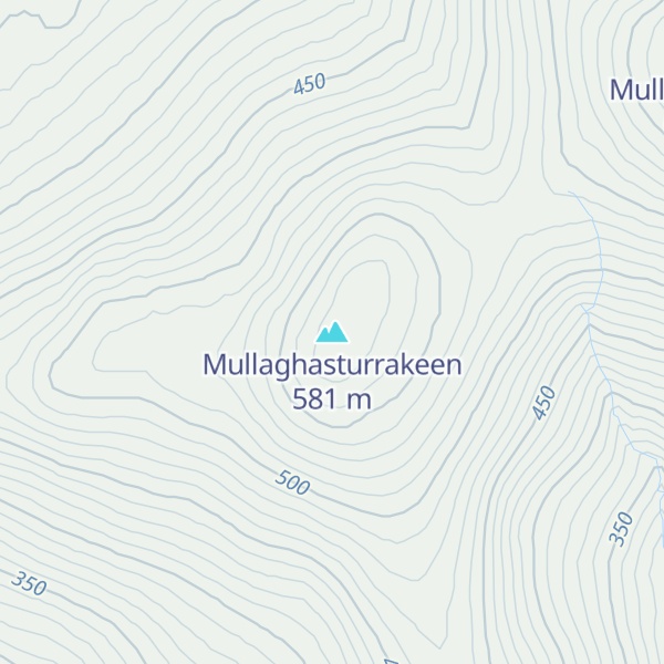 Map of Mullaghasturrakeen