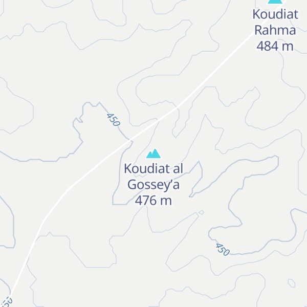 Map of Koudiat al Gossey’a