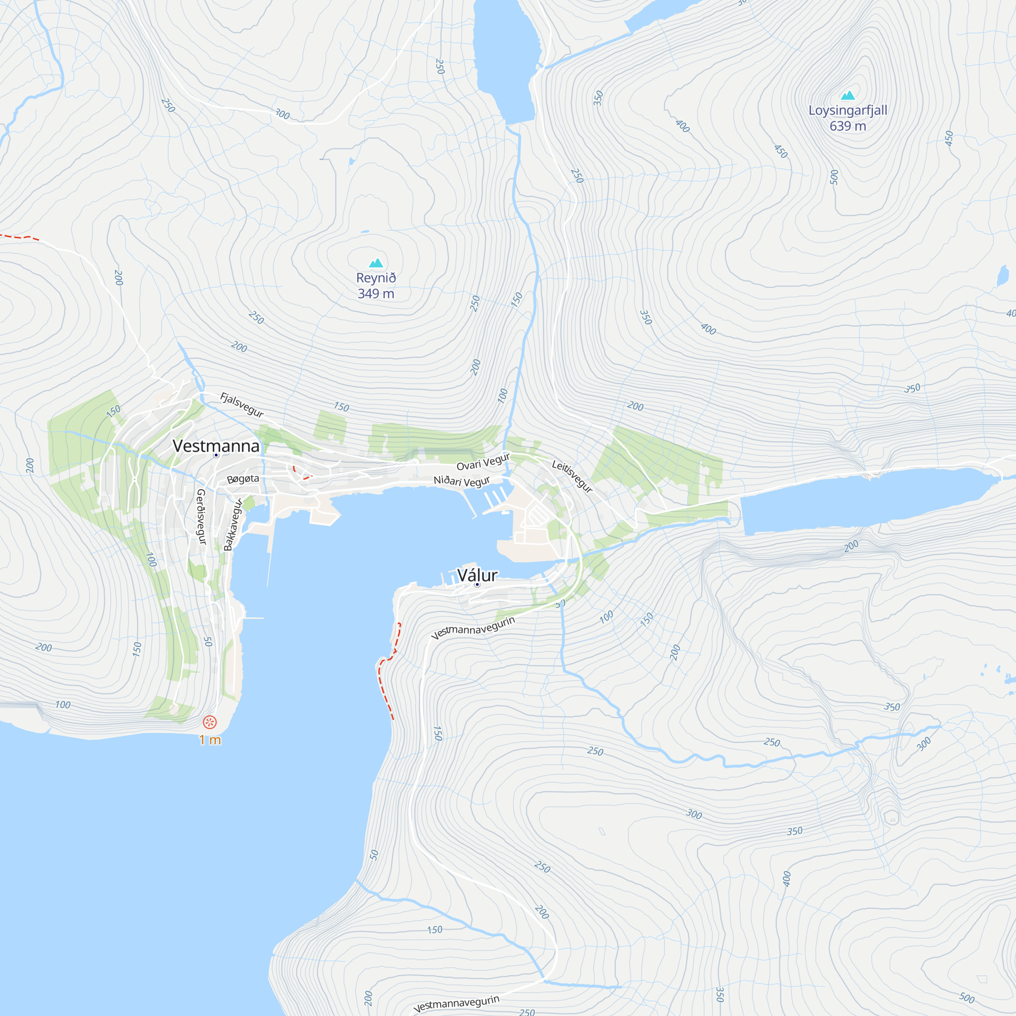 Vestmanna Tourist Centre map