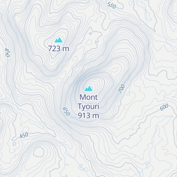 Map of Mont Tyouri