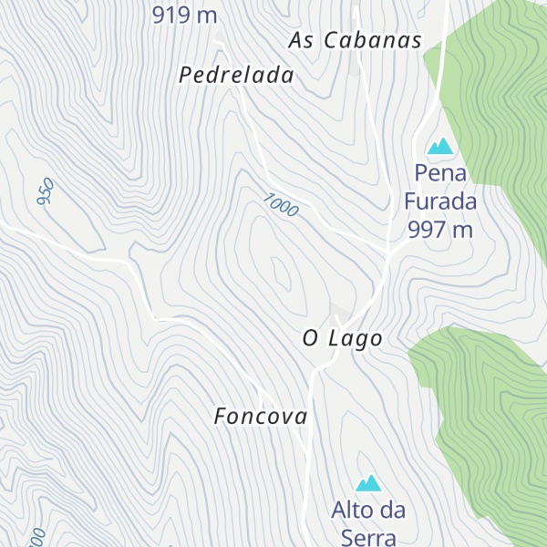 Map of O Teso (Lago)
