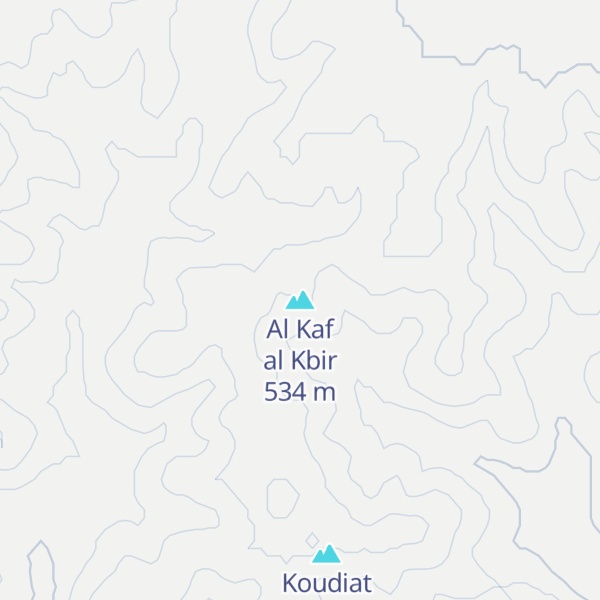 Map of Al Kaf al Kbir