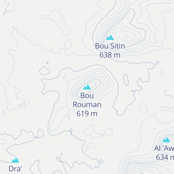 Map of Bou Rouman