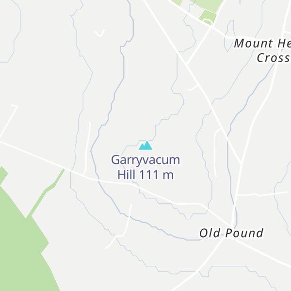 Map of Garryvacum Hill