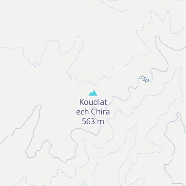 Map of Koudiat ech Chira