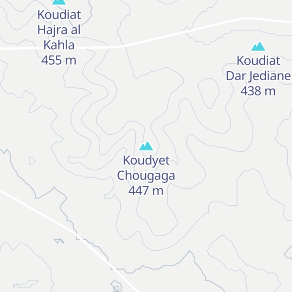 Map of Koudyet Chougaga