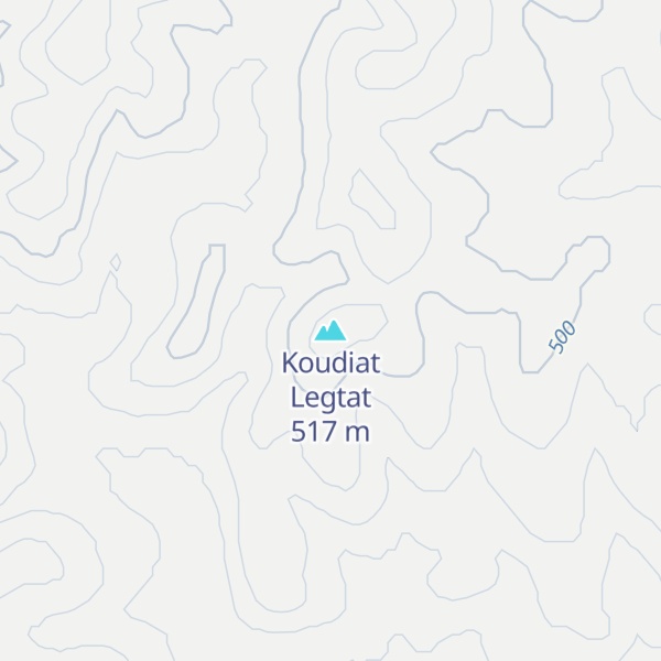 Map of Koudiat Legtat