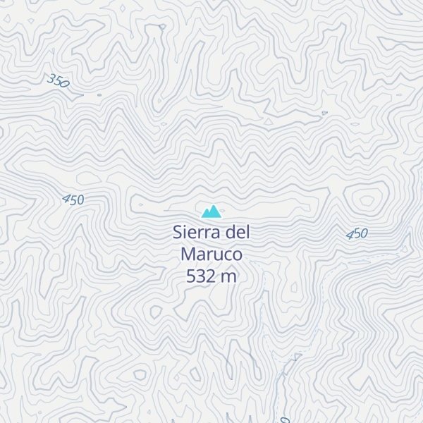 Map of Sierra del Maruco