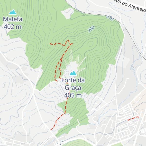 Map of Forte da Graça