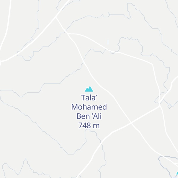 Map of Tala’ Mohamed Ben ’Ali
