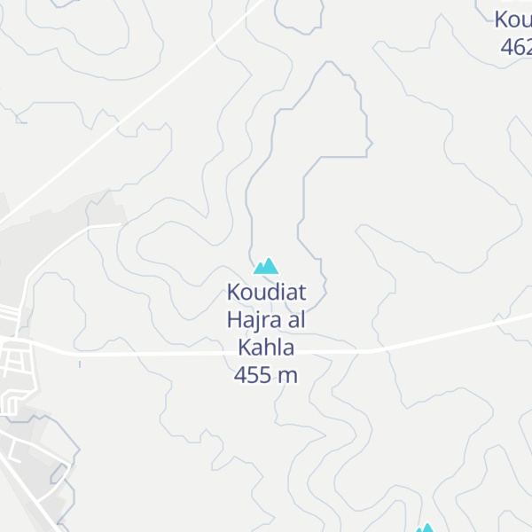 Map of Koudiat Hajra al Kahla