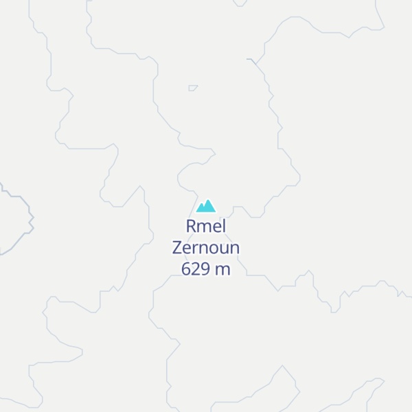 Map of Rmel Zernoun