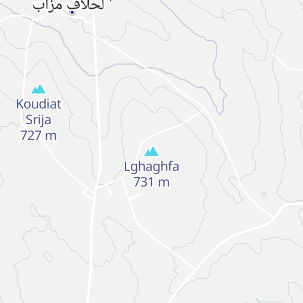 Map of Lghaghfa