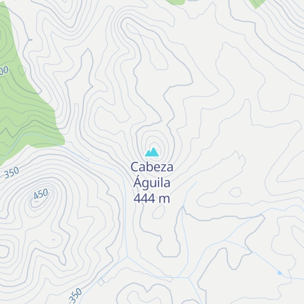 Map of Cabeza Águila