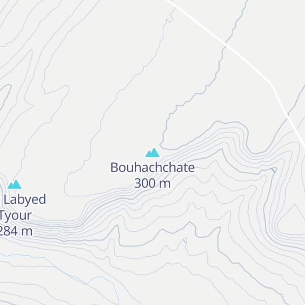 Map of Bouhachchate