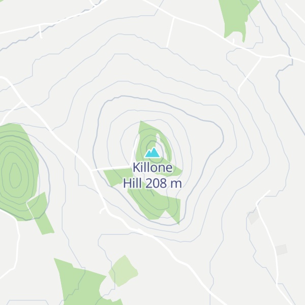 Map of Killone Hill