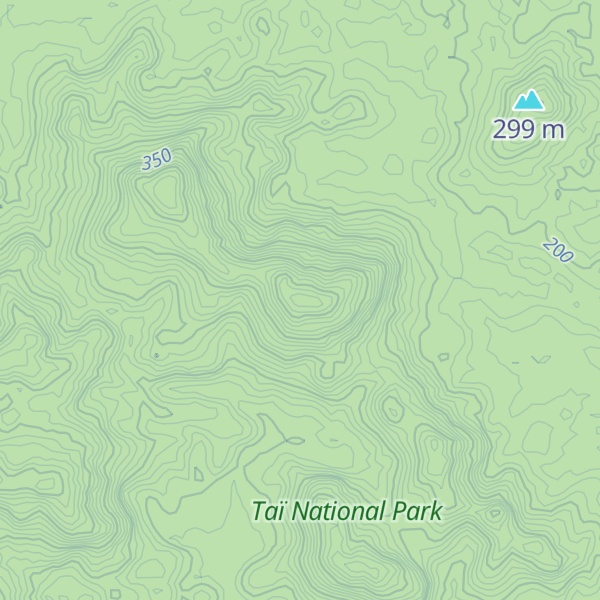 Map of Mont Bodélé