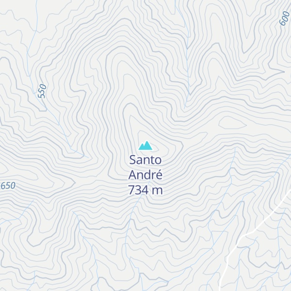 Map of Santo André