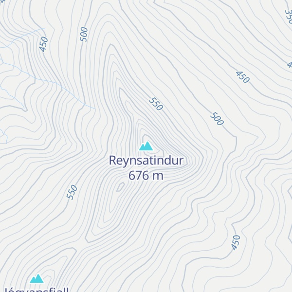 Map of Reynsatindur