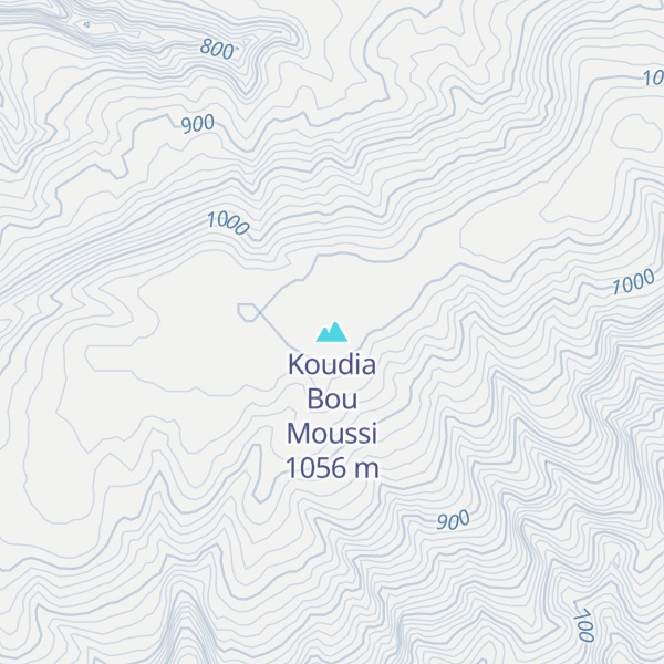 Map of Koudia Bou Moussi