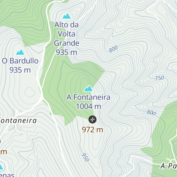 Map of A Fontaneira