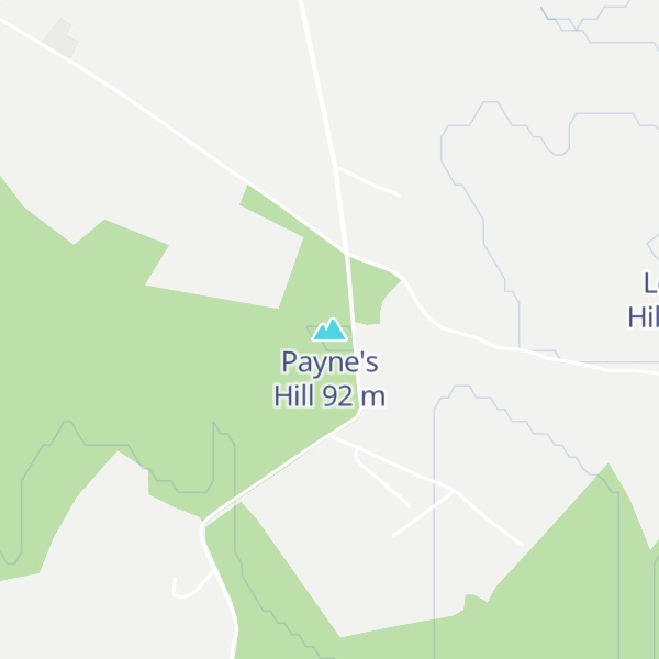 Map of Payne's Hill