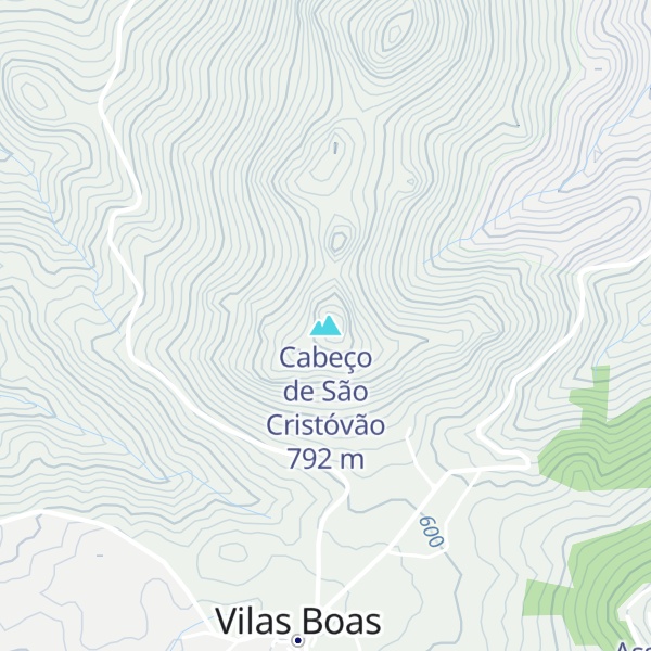 Map of Cabeço de São Cristóvão