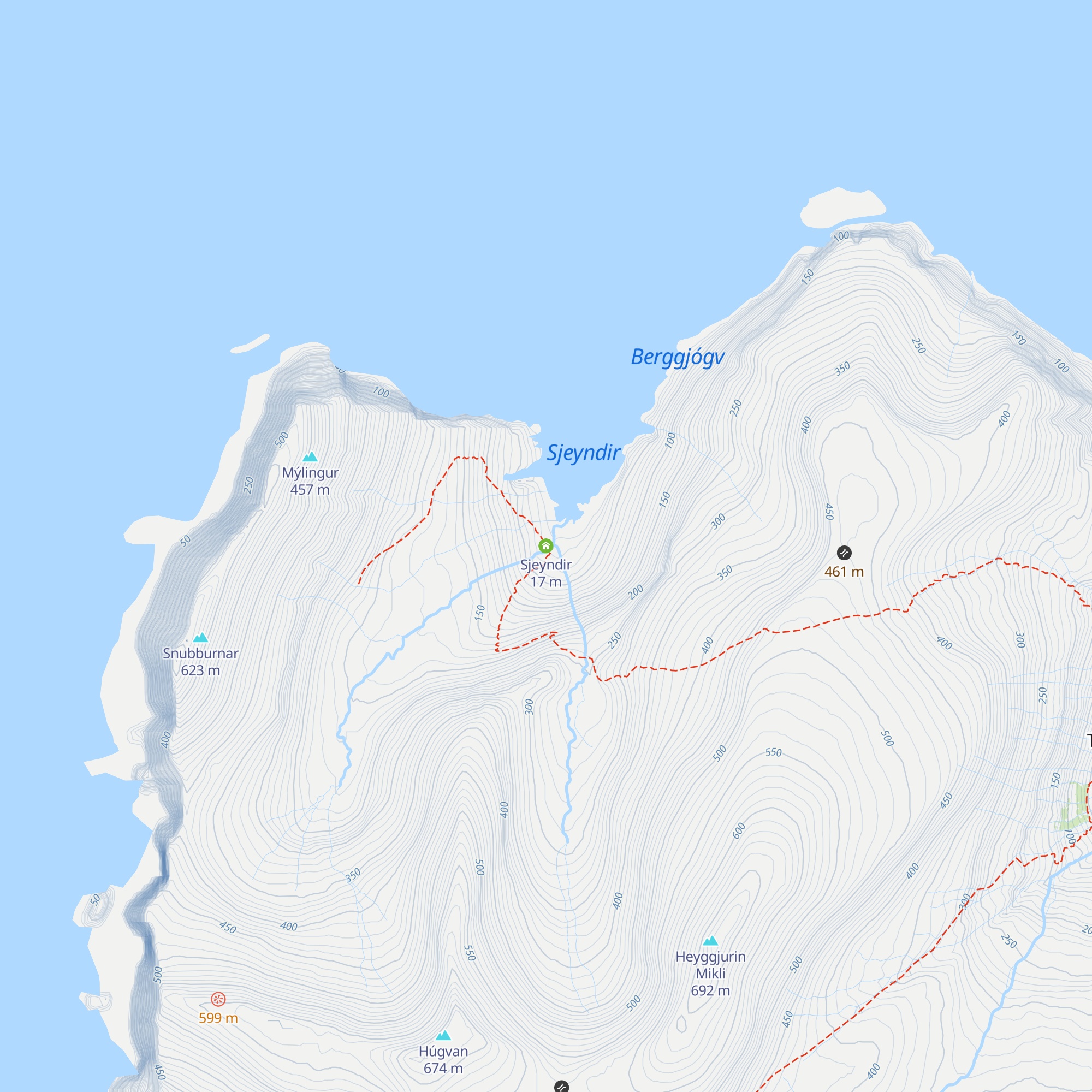 Sjeyndir map