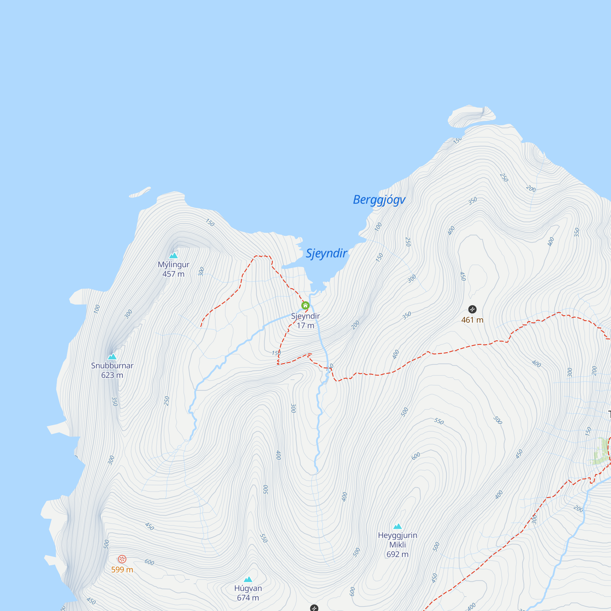 Sjeyndir map