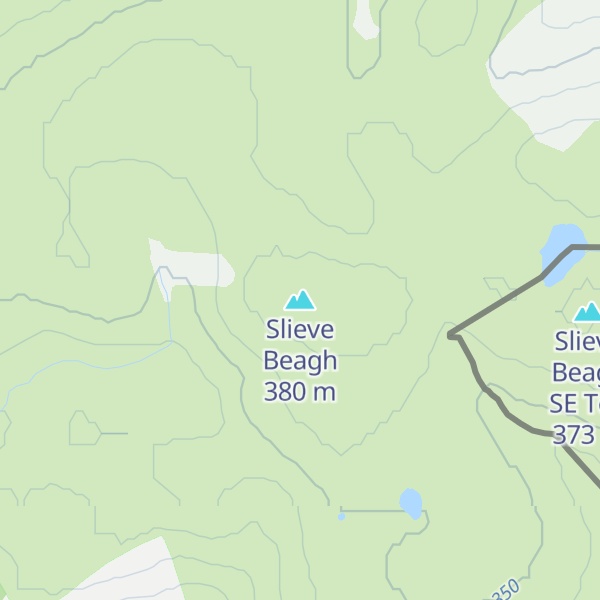 Map of Slieve Beagh