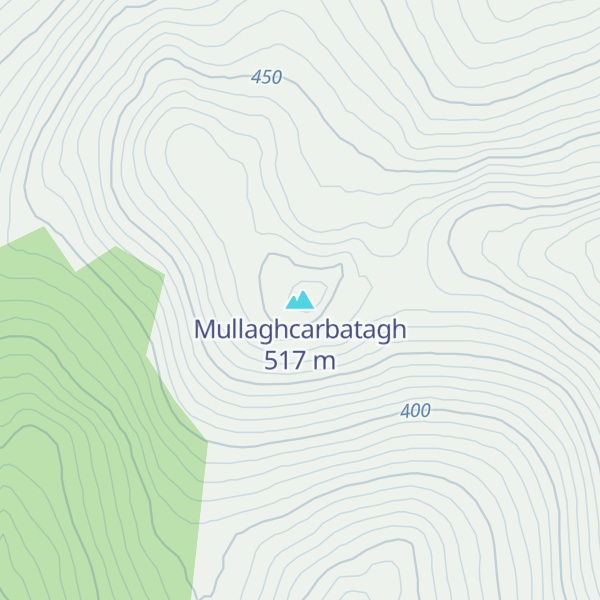 Map of Mullaghcarbatagh