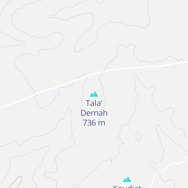 Map of Tala’ Dernah