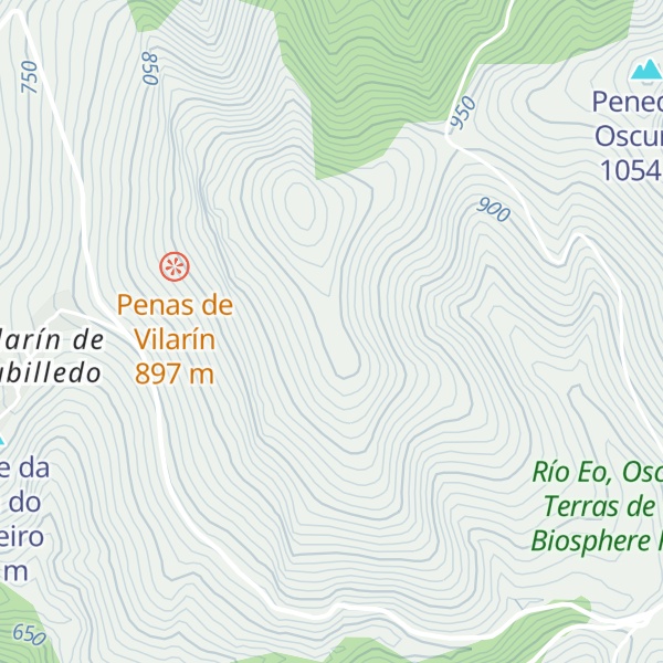 Map of Pena Chorosa