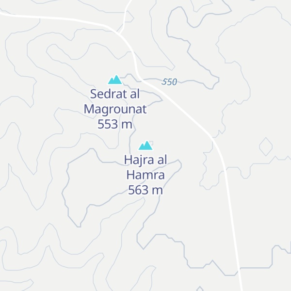 Map of Hajra al Hamra